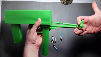 DIY- How to make a paper '''Hell weapon''that shoots paper bullets Toy weapons ( PART -1 )