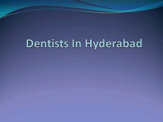 Dentists In Hyderabad - What You Should Know About Your Kid s Loose Tooth