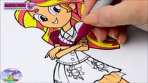 My Little Pony Coloring Book MLP EG Sunset Shimmer Episode Surprise Egg and Toy Collector SETC