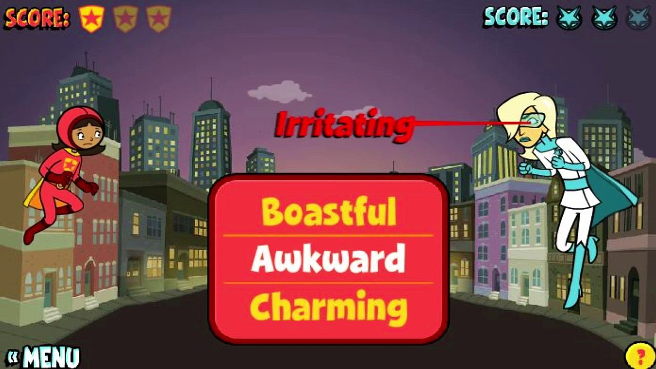 Word Girl Miss Power Face Off Cartoon Animation PBS Kids Game Play Walkthrough