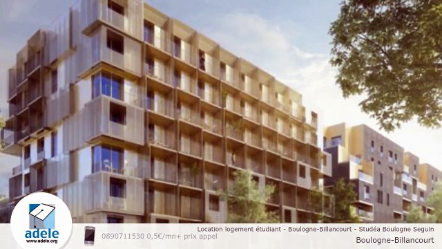 Location logement étudiant - Boulogne-Billancourt - Studéa Boulogne Seguin