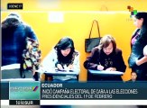 Ecuador: inicia campaña electoral de cara a comicios del 19 de febrero