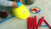 WET HEAD CHALLENGE Family Fun game for kids Egg Surprise Toys Ryan ToysReview