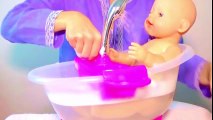 Baby Doll Bathtime, Baby GIrl Nenuco Diaper Change & Dress Baby Toys