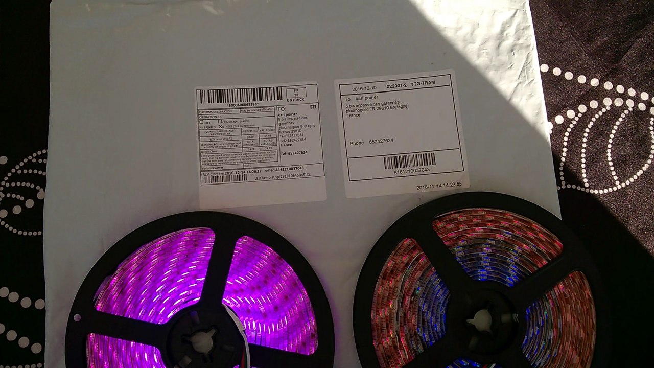 Problème ruban Led