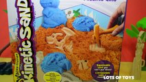 Kinetic Sand Dino Dig Fossiles Dino Squeezable Sand Lirresistible sable a modeler Toy Review