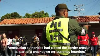 Venezuela reopens border crossing with Colombia