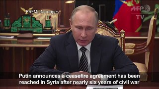 Syria regime, rebels agree nationwide ceasefire (Putin)[2]