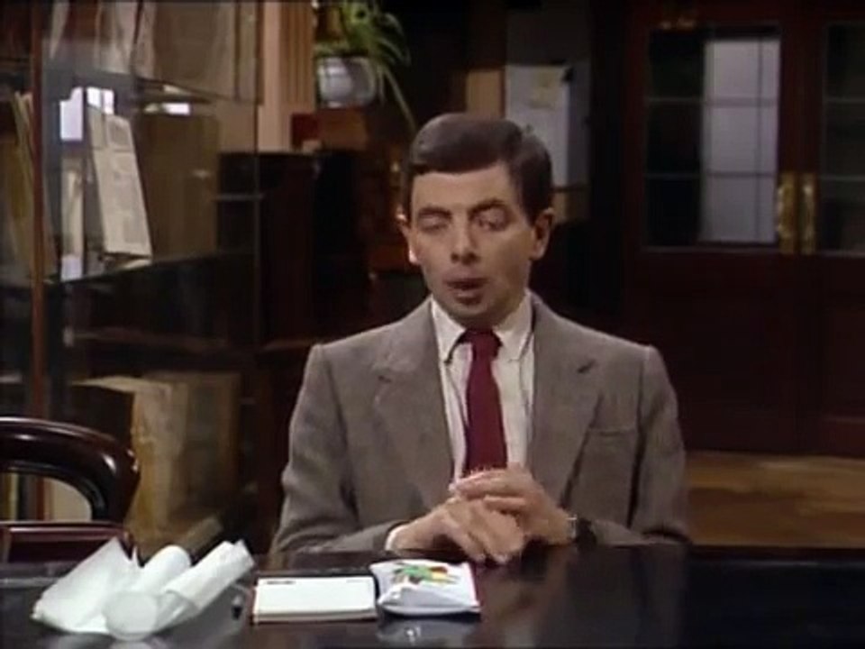 Mr Bean in Library
