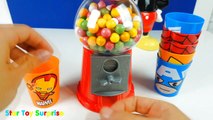 Bubble Gum Machine Gumball Playing with Bubble gum balls   mickey mouse