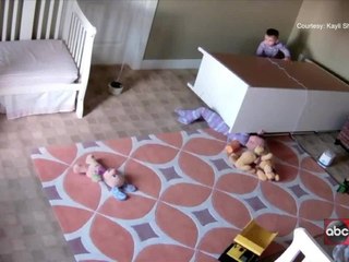 VIDEO: 2-year-old boy saves twin brother from fallen dresser