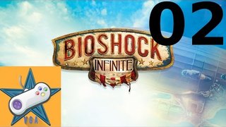 Let's Play Bioshock Infinite Part 02 Leaping hook to hook
