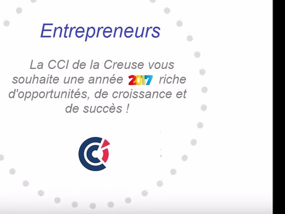 Voeux CCI Creuse 2017