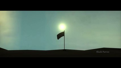 Indian Flag Waving - 3D Animation Short Clip _ Shaik Parvez [ 4k ]