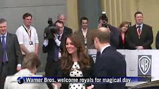 Warner Bros. welcomes royals for magical day