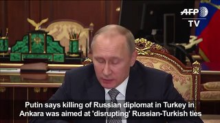 Envoy killing aimed at Russia-Turkey ties_ Putin