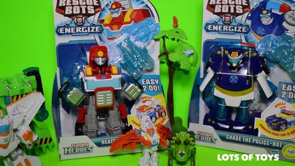 Transformers Rescue Bots Heatwave the Fire Bot Energize Fire Truck to Robot Toy Review