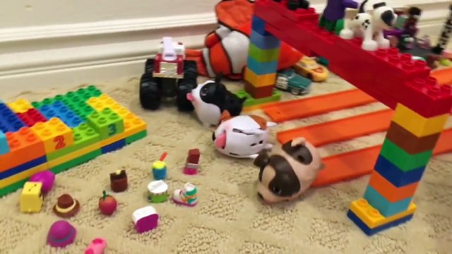 Chubby Puppies & Friends - Rare Puppy Lose Their Marbles Race - Adorable Pet Toys Racing Pastel