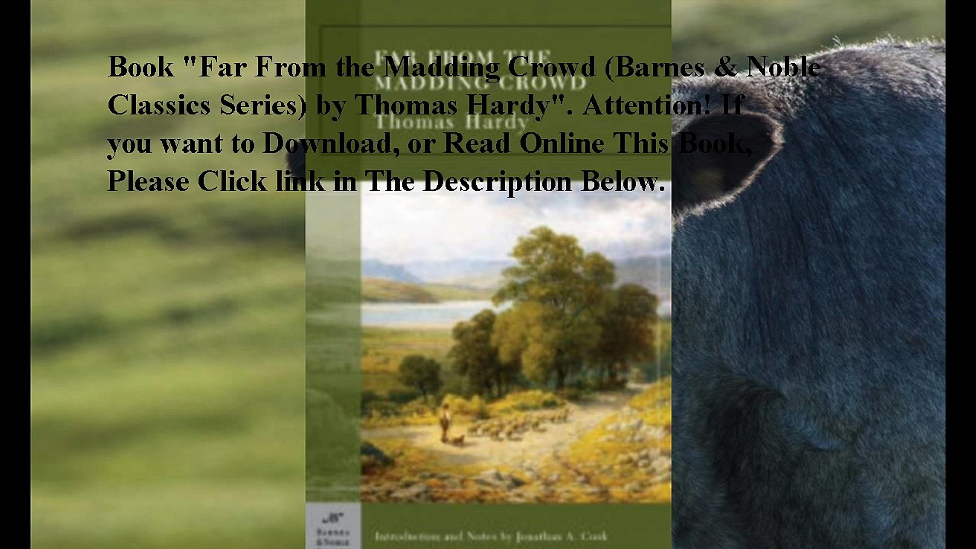 Download Far From The Madding Crowd Barnes Noble Classics