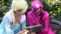 Frozen Elsa & Spiderman & Maleficent & Hulk! Frozen Elsa Gets A Beard! Superheroes in Real Life