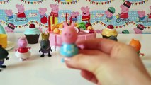 Peppa Pig Birthday Party Toys- Peppa Pig Cake- Family And Friends