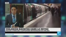 Violences racistes dans le métro : procès à Paris des 4 supporters britanniques de Chelsea