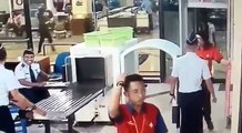 Un pilote d’avion filmé totalement bourré à son passage au contrôle d'un aéroport !