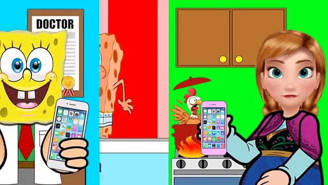 Five Little Sponge Bob Jumping on the Bed | 5 Little Monkeys Jumping on the bed Kids Nursery Rhymes