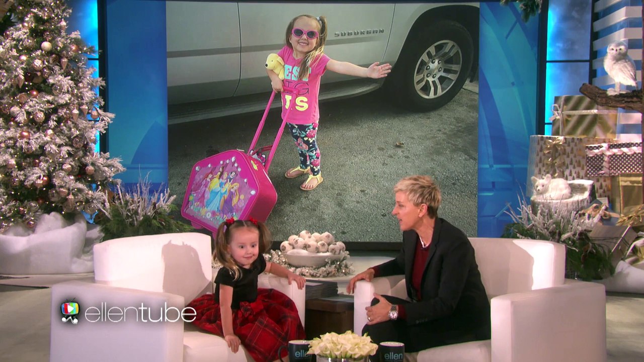 Brielle Takes Ellen to Space and on Safari!