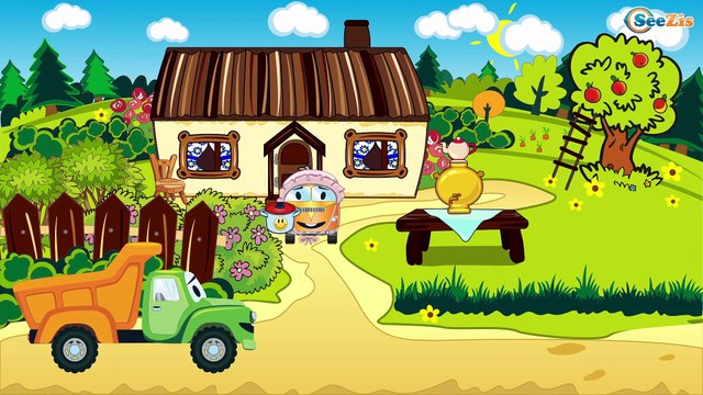 Jeu d'assemblage - Le Camion Rouge et Le Tracteur - Voitures de construction - Voitures Pour Enfants