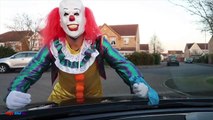 Bad Kids Driving Parents Car - Scary Killer Clown Attacks Kids Compilation (SKIT)-aSNM14CDTH0