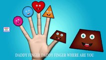 Finger Family Shapes Songs for Children | Educational Kids Songs | Learning Shapes Nursery Rhyme