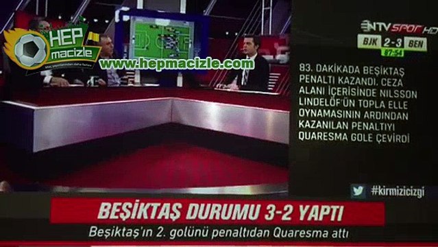 Beşiktaş Benfica maçı 3-3 olurken Canlı Yayında NTV Spor | hepmacizle.com