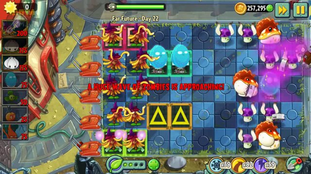 Plants vs Zombies 2 - Witch Hazel in Last Stand Far Future | Big Brainz #4 Pinata Party 10/02/2016