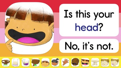 Body Parts Vocabulary and Pattern Practice for Kids - ELF Kids Videos-befK_rqladQ