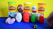 Play-doh Surprise eggs Kinder Surprise Thomas And Friends Hot Wheels Marvel Wow