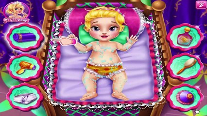 Download Video: A pequena princesa Aurora precisa de um banho!! Jogos de princesas para meninas