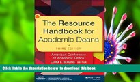 Audiobook  The Resource Handbook for Academic Deans Laura L. Behling Full Book