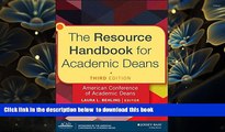 [PDF]  The Resource Handbook for Academic Deans Laura L. Behling For Ipad