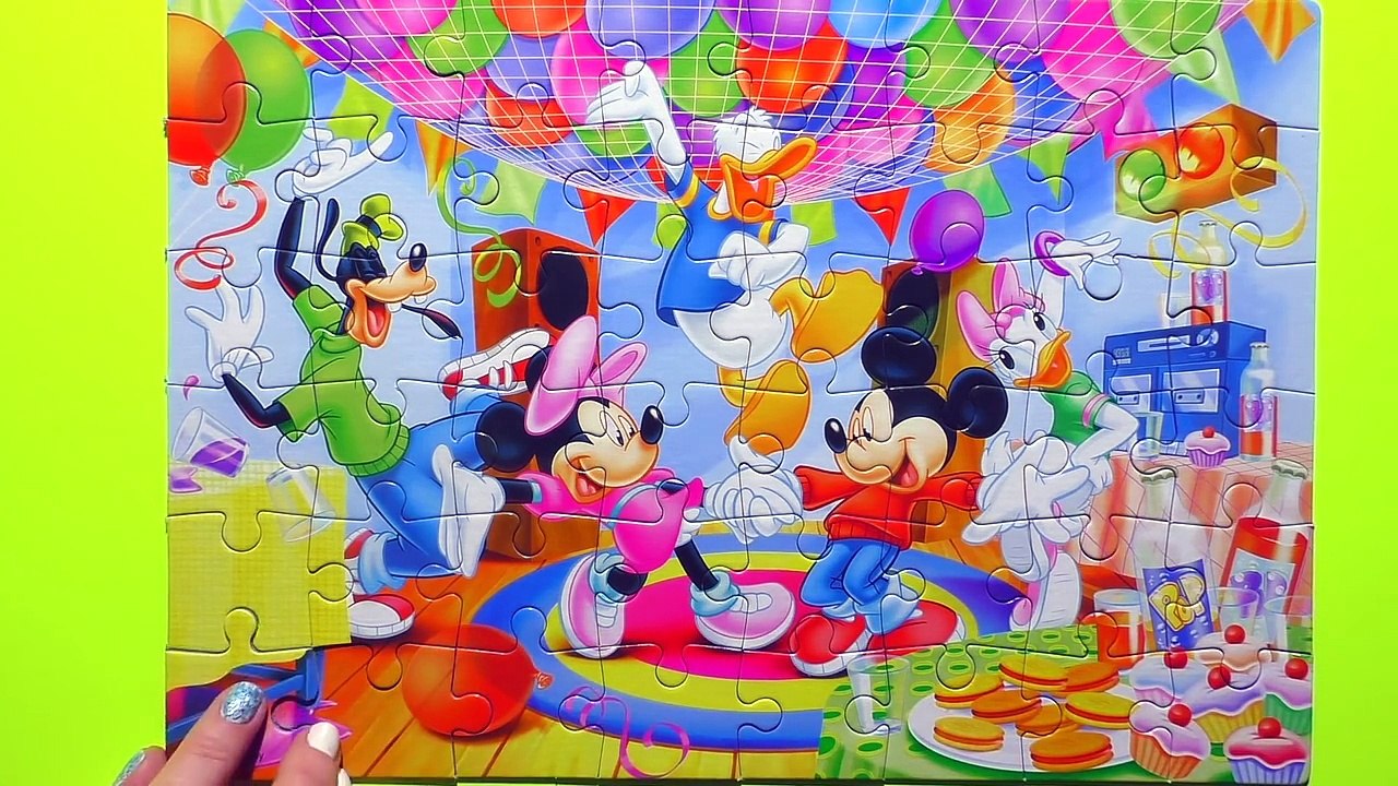 MICKEY MOUSE Disney Puzzle Games Rompecabezas De Play Learn Jigsaw Kids Learning Toys