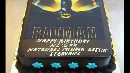 Batman Sugar Paper Cake ~ A Hot Buns Bakery recent creation.
