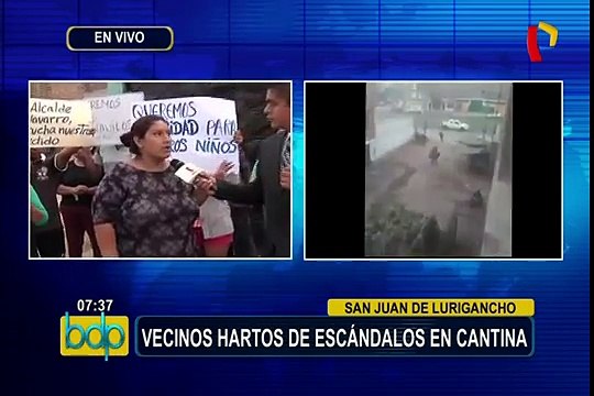 SJL: vecinos exigen clausura definitiva de cantina que genera disturbios