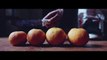 EXPERIMENT Glowing 1000 degree KNIFE VS ORANGES
