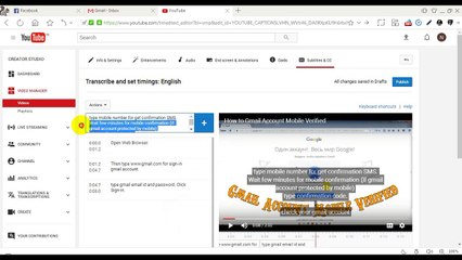 How to Add New Subtittle and CC on Youtube Video