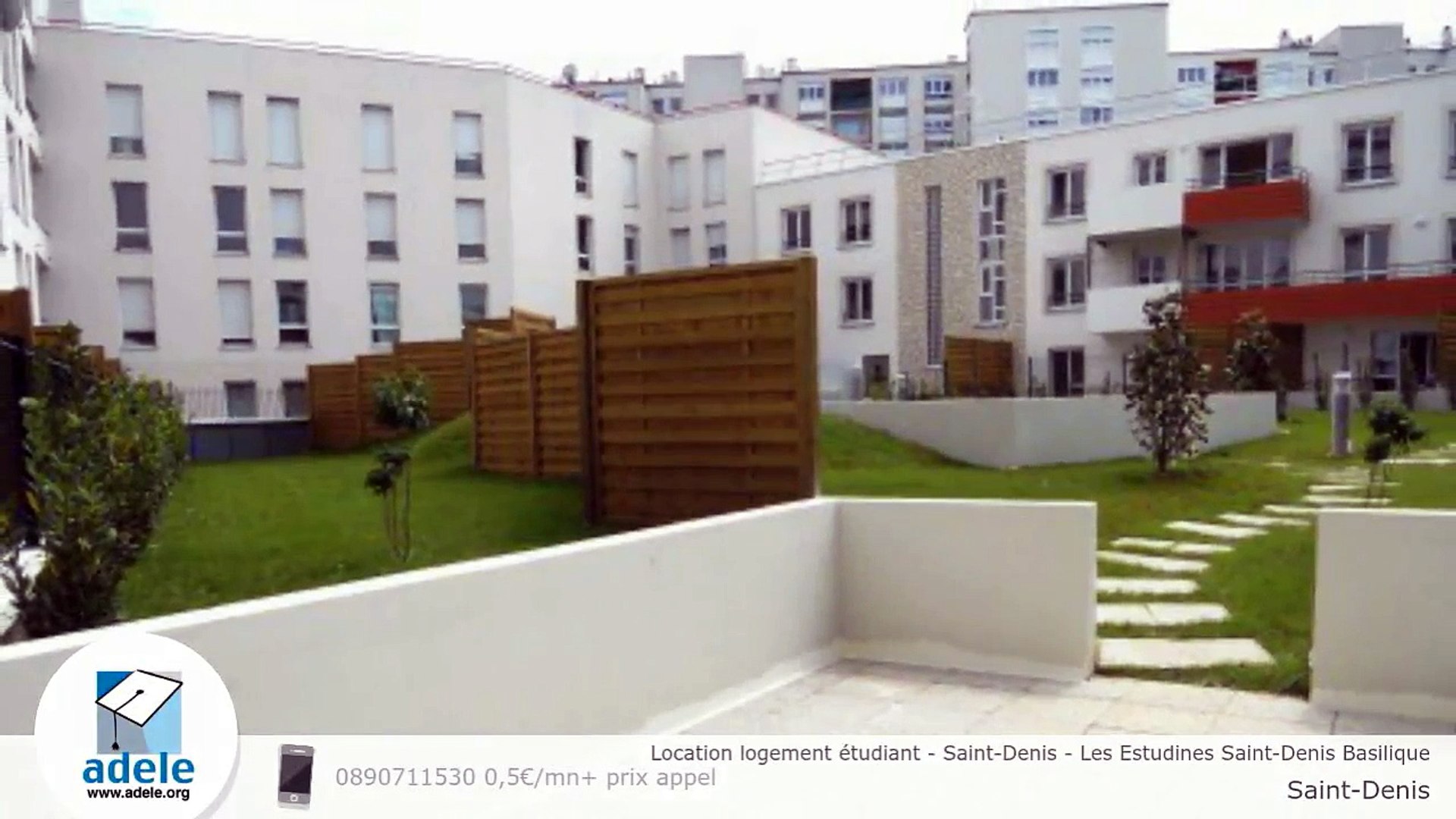 Résidence étudiante Saint Ouen Du Landy Les Estudines Location logement étudiant - Saint-Denis - Les Estudines Saint-Denis  Basilique - Vidéo Dailymotion