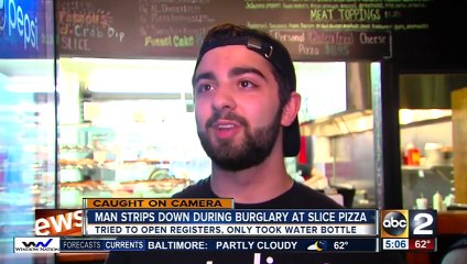 Cambriolage d'une pizzeria nu !