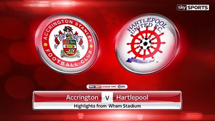Accrington vs Hartlepool 2-2  League Two  All Goals & Highlights  January 2, 2017