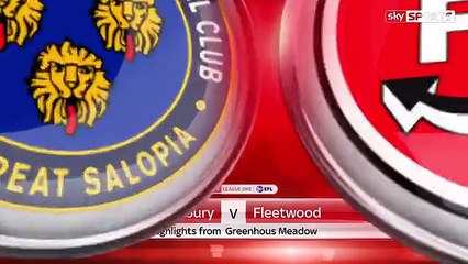 Shrewsbury vs Fleetwood 0-1  League One  All Goals & Highlights  January 2, 2017 HD