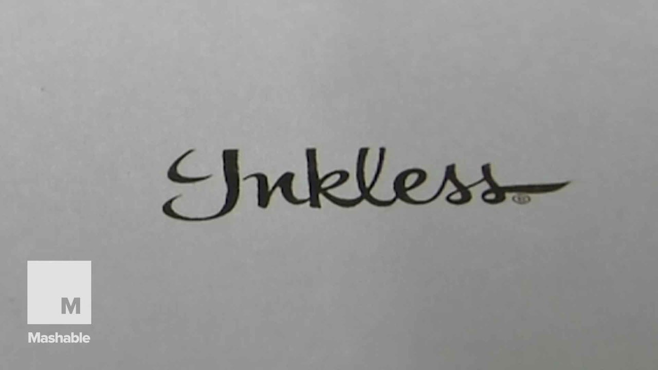 This revolutionary printer doesn't use any ink to print