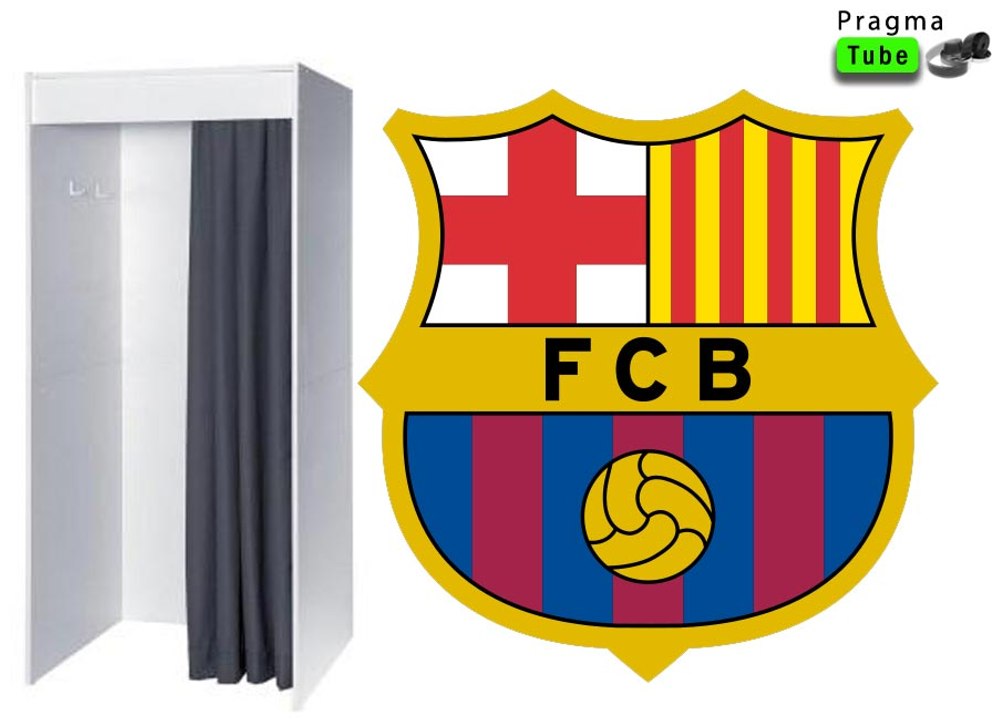 Essayage du survêtement junior Nike du club espagnol FC Barcelone Barca